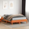 vidaXL Letto senza Materasso Marrone Cera 160x200 cm in Legno di Pino