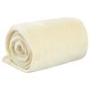 vidaXL Coperta Crema 130x170 cm in Poliestere