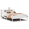 vidaXL Letto Libreria senza Materasso Bianco 160x200 cm Legno di Pino