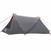 vidaXL Tenda a tunnel con tetto Grigio e arancione 328 x 228 x 115 cm