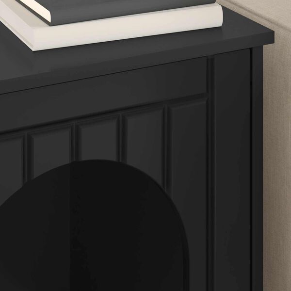 vidaXL Casa per Gatti Nero 53 x 52 x 62 cm Legno multistrato