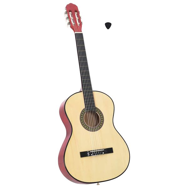 vidaXL Chitarra Classica per Principianti Nera 4/4 39" in Tiglio