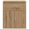 vidaXL Credenza Rovere artigianale 60 x 31 x 70 cm Legno multistrato