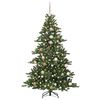 vidaXL Albero di Natale Artificiale con Rami Pieghevoli Verde 180 cm