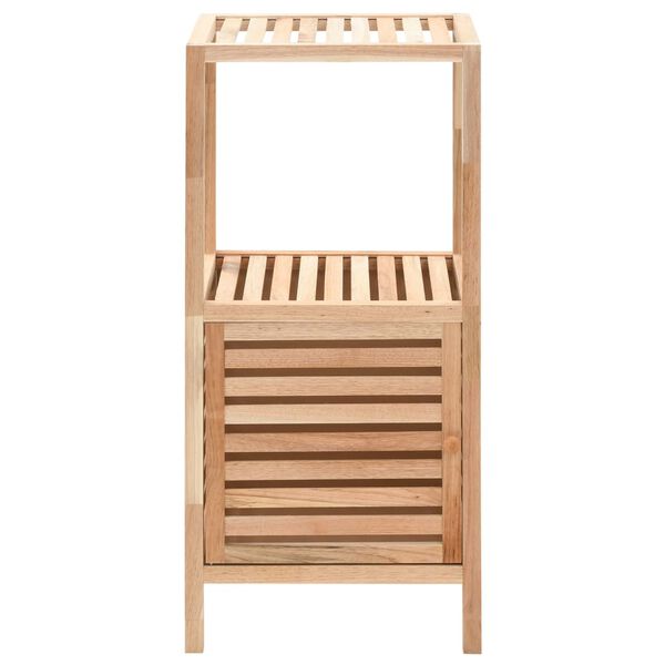 vidaXL Armadietto da Bagno in Legno Massello di Noce 39,5x35,5x86 cm