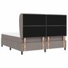 vidaXL Letto a molle con materasso Talpa 180 x 200 cm Tessuto