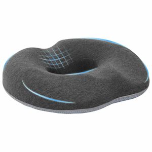 vidaXL Cuscino per la seduta Grigio scuro 42 x 36,5 x 8 cm