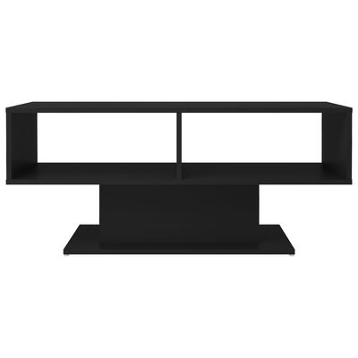 vidaXL Tavolino da Salotto Nero 103,5x50x44,5cm in Legno Multistrato