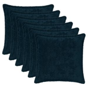 vidaXL Federa 6 pz HOUTEN Blu navy 30 x 30 cm