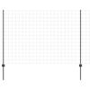 vidaXL Recinzione e Posto Grigio 1,5 x 10 m Acciaio