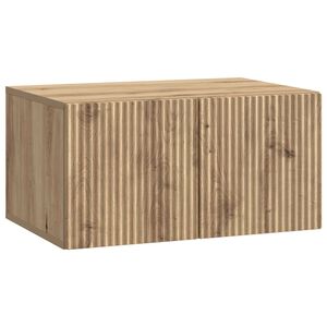vidaXL Mobile Porta TV da Muro 59,5 x 41 x 30 cm Rovere Artigianale