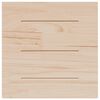 vidaXL Piano Tavolo Bianco 50x50x2,5cm Legno Massello di Pino Quadrato