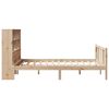 vidaXL Letto Libreria senza Materasso 120x200cm Legno Massello di Pino
