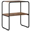 vidaXL Tavolo consolle Rovere Fumo 100 x 42,5 x 70 cm