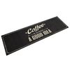 vidaXL Tappeto da Cucina Lavabile Testo Caff&egrave; 45x150 cm in Velluto
