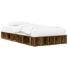 vidaXL Telaio del letto con storage Legno antico 80 x 200 cm