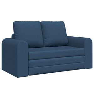vidaXL Divano letto Blu 148 x 71 x 83 cm Tessuto