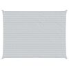 vidaXL Vela da ombra solare Grigio chiaro e bianco 8 x 6 m