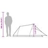 vidaXL Tenda da Campeggio a Tunnel per 2 Persone Blu Impermeabile