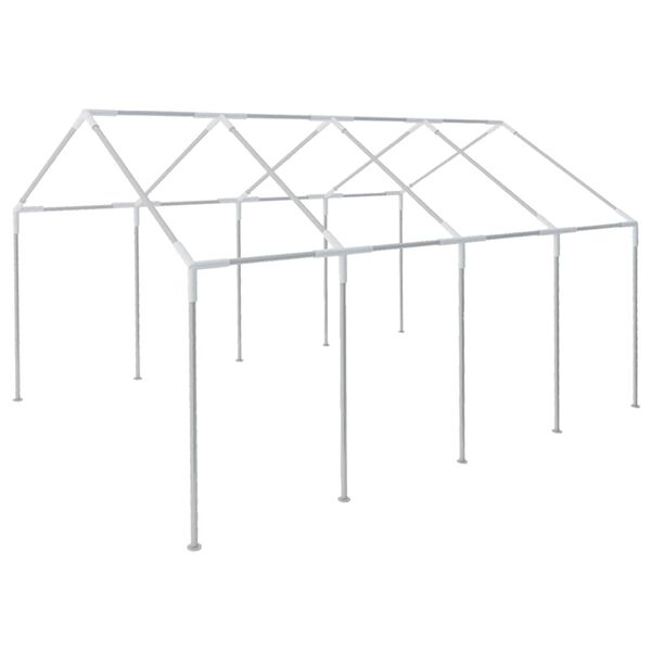 vidaXL Gazebo da Festa Bianco 8x4 m