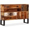 vidaXL Credenza in Legno Massello di Acacia 115x30x80 cm