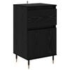 vidaXL Credenza con cassetto Rovere Nero 40 x 35 x 70 cm