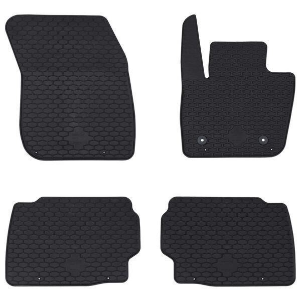 vidaXL Tappetino per Auto 4 pcs Nero adatto per Ford MONDEO 2014-