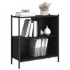 vidaXL Libreria Nera 72x28x77,5 cm in Legno Multistrato