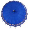 vidaXL Parasol Balinese Blu 215 x 215 x 260 cm