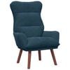 vidaXL poltrona Blu 69 x 74 x 93 cm Velluto