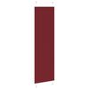 vidaXL Tenda Plissettata Rosso Bordeaux 65x200 cm Larghezza Tessuto