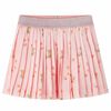 vidaXL Gonna Plissettata da Bambina Arancione Chiaro 104