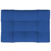 vidaXL Cuscino per Pallet Blu Reale 120x80x12 cm in Tessuto