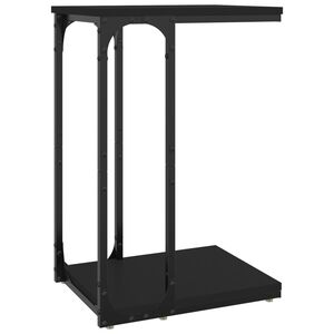 vidaXL Tavolino Nero 40x30x60 cm in Legno Multistrato