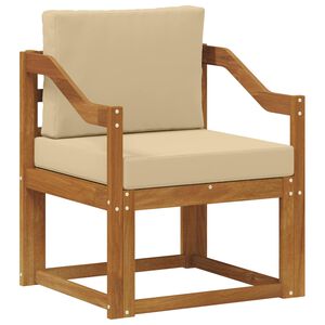 vidaXL Divano da esterno Legno di Acacia Massello e Poliestere