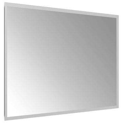 vidaXL Specchio da Bagno con Luci LED 70x50 cm