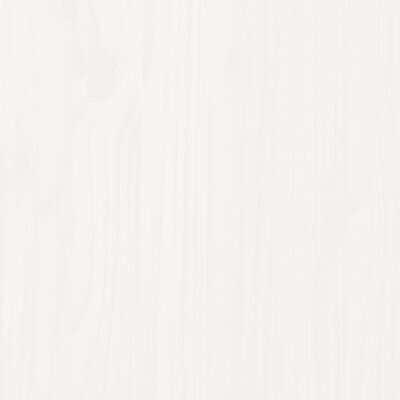vidaXL Fioriera da Giardino Bianca 150x31x31 cm Legno Massello di Pino