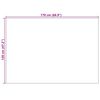 vidaXL Tappeti per area Rettangolare LUGO Talpa 170 x 120 cm