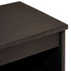 vidaXL Credenza Nero e Oro 60 x 33 x 75 cm legno massello di mango