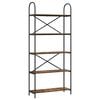 vidaXL Libreria 5 livelli 80 x 30 x 183 cm Legno ingegnerizzato