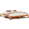 vidaXL Letto senza Materasso Marrone Cera 180x200 cm in Legno di Pino