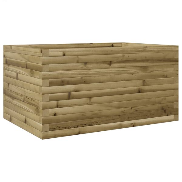 vidaXL Fioriera da Giardino 90x60x46 cm in Legno di Pino Impregnato