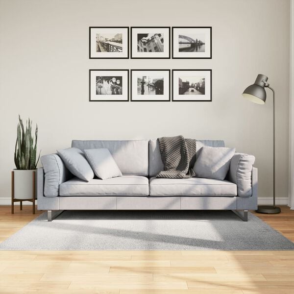 vidaXL Tappeto IZA a Pelo Corto Aspetto Scandinavo Grigio 120x170 cm