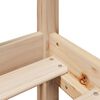 vidaXL Letto senza Materasso 75x190 cm in Legno Massello Pino