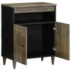 vidaXL Credenza 60x33x75 cm in Legno Massello di Mango