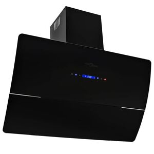 vidaXL Cappa Aspirante a Muro Acciaio Inox 756 m&sup3;/h 90 cm Nera