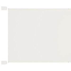 vidaXL Paravento Verticale Bianco 140x1200 cm Tessuto Oxford