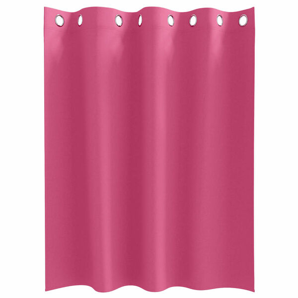 vidaXL Tende Blackout con Anelli 2 pcs Rosa Vivo 140 x 140 cm