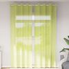 vidaXL Tende in Voile con Occhielli 2 pz Verde Mela 140x260 cm