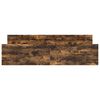 vidaXL Giroletto con Testiera e Pediera Rovere Fumo 160x200 cm